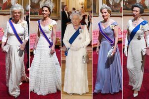 Elizabeth, Kate, Camilla, Sophie…, leurs looks au dîner d’Etat pour Trump