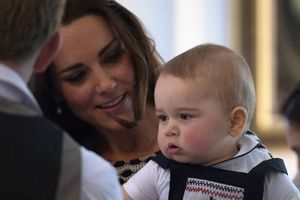 Kate Middleton et Baby George en Nouvelle-Zélande en avril dernier. 
