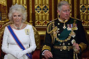 Camilla Parker-Bowles avec le prince Charles, le 4 juin 2014