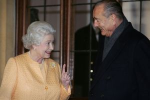 La reine Elizabeth II et Jacques Chirac à Windsor, le 19 novembre 2004 