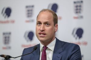 Le prince William assiste au lancement d'une nouvelle campagne sur la santé mentale au stade de Wembley à Londres le 15 mai 2019
