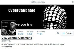 Un groupe se réclamant de l'Etat islamique (EI) a piraté, lundi, le compte Twitter du commandement de l'armée américaine au Moyen-Orient et en Asie centrale (US Central Command, CentCom). 