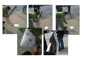  Très regardée sur Youtube : la destruction d'iPad