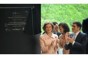  La Reine Sofia d’Espagne et le président du gouvernement basque, Patxi Lopez