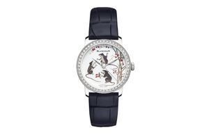 Pour l’année chinoise du Rat, Blancpain dévoile sa première montre avec un cadran en porcelaine entièrement réalisé à la main dans ses ateliers Métiers d'Art.