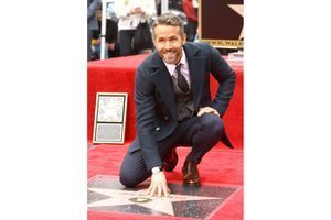 Ryan Reynolds a laissé son empreinte sur la très fameuse avenue des étoiles hollywoodienne
