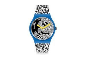 Une collection Swatch avec Mickey Mouse de Disney revisitée par l’esthétique caractéristique, les couleurs et l’énergie vive de Haring. 