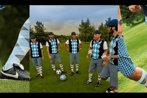 Mi-golfeurs, mi-footballeurs : l'équipe de Foot-Gold