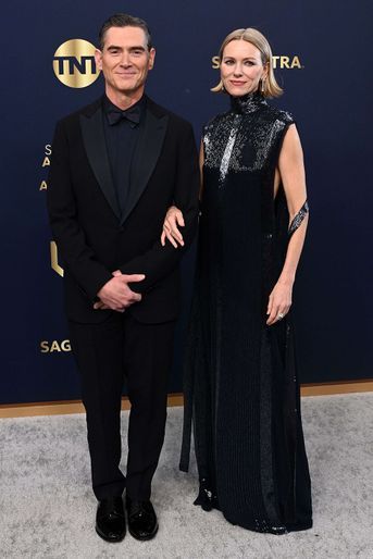 Billy Crudup et Naomi Watts aux SAG Awards à Los Angeles le 27 février 2022
