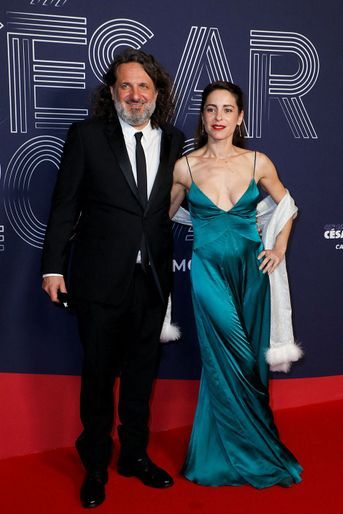 Olivier Delbosc et Audrey Dana aux César à Paris le 25 février 2022