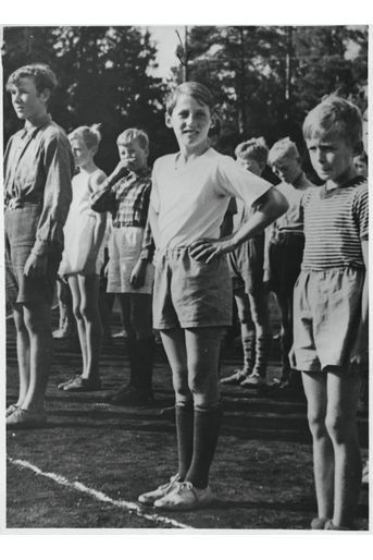 Le prince Harald de Norvège, le 27 septembre 1946
