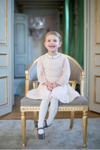 La princesse Estelle de Suède. Photo diffusée pour son 4e anniversaire, le 23 février 2016