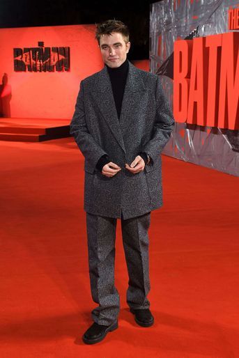 Robert Pattinson à l&#039;avant-première du film «The Batman» à Londres le 23 février 2022