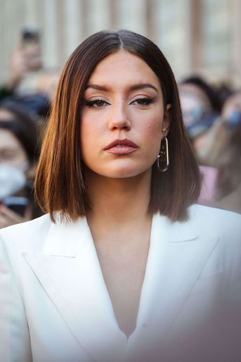 Adèle Exarchopoulos au défilé Fendi lors de la Fashion Week de Milan le 23 février 2022
