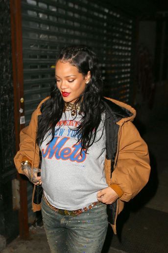 Rihanna à New York le 18 février 2022