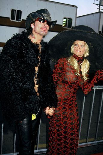 Tommy Lee et Pamela Anderson en 1997