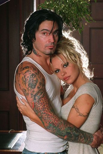 Tommy Lee et Pamela Anderson en 1995