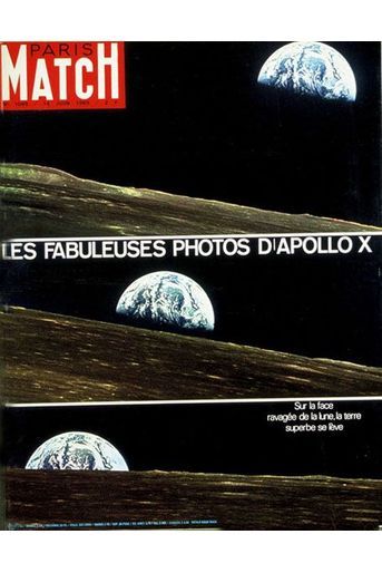 Apollo 10: la Terre photographiée à 15,6 kilomètres de la Lune.