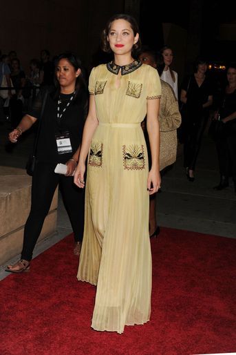 Marion Cotillard le 7 novembre 2014 à Hollywood. 