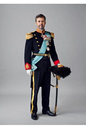 Nouveau portrait officiel du prince héritier Frederik de Danemark diffusé le 31 janvier 2022
