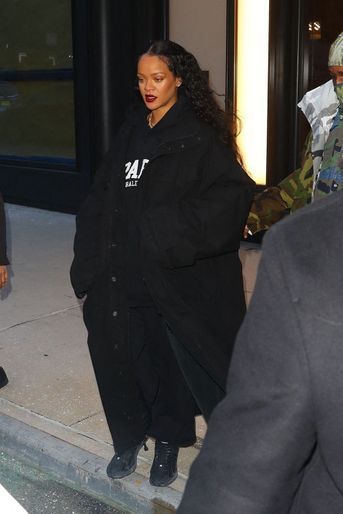 Rihanna à New York le 21 janvier 2022