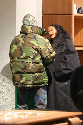 Rihanna et ASAP Rocky à New York le 21 janvier 2022