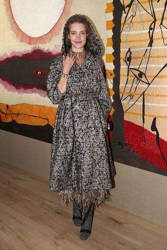 Natalia Vodianova au défilé Dior Haute Couture à Paris le 24 janvier 2022