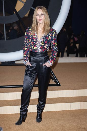 Vanessa Paradis au défilé Chanel Haute Couture à Paris le 25 janvier 2022