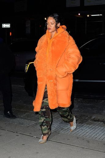 Rihanna à New York le 26 janvier 2022