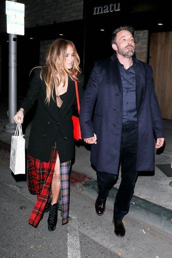 Jennifer Lopez et Ben Affleck à Los Angeles le 30 janvier 2022