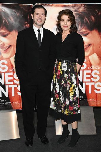 Melvil Poupaud et Fanny Ardant à l'avant-première du film «Les jeunes amants» à l'UGC Ciné Cité les Halles à Paris le 31 janvier 2022