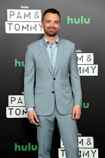 Sebastian Stan lors d&#039;une présentation presse de la mini-série «Pam &amp; Tommy» à Los Angeles le 25 janvier 2022