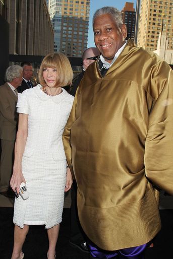 Anna Wintour et André Leon Talley à la première de «Gatsby le Magnifique» à New York en mai 2013