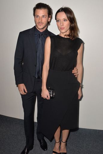 Gaspard Ulliel et Gaëlle Pietri à la cérémonie des Prix Lumières à Paris en février 2015