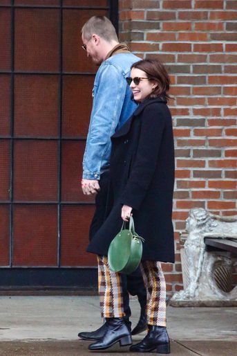 Garrett Hedlund et Emma Roberts à New York en mars 2019
