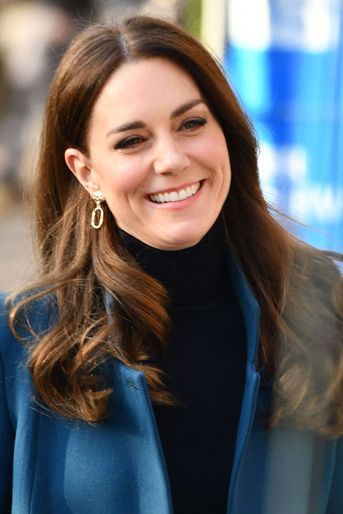 Kate Middleton en visite au Foundling Museum à Londres le 19 janvier 2022