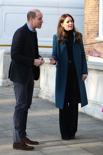 Le prince William et Kate Middleton en visite au Foundling Museum à Londres le 19 janvier 2022