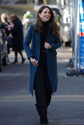 Kate Middleton en visite au Foundling Museum à Londres le 19 janvier 2022