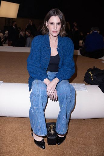 Juliette Dol au défilé Chanel Haute Couture à Paris le 25 janvier 2022