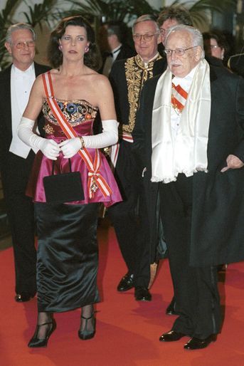 La princesse Caroline de Monaco au gala de la Fête Nationale, le 20 novembre 2001