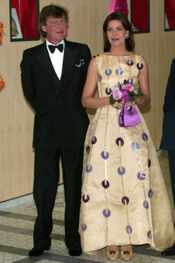 La princesse Caroline de Monaco au Bal de la rose, le 16 mars 2002 