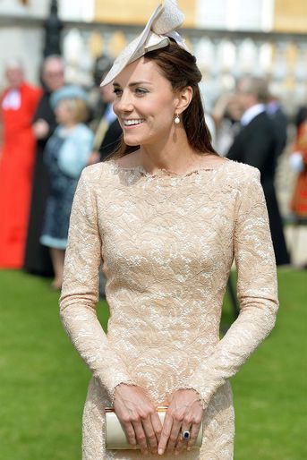 Kate Middleton au palais de Buckingham à Londres le 10 juin 2014.