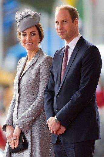 Kate Middleton et le prince William à Londres le 21 octobre 2014.