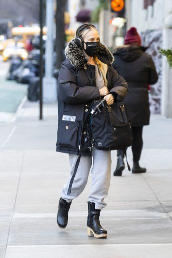 Sarah Jessica Parker à New York le 6 janvier 2022