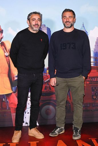 Eric Tolenado et Olivier Nakache à l'avant-première du film d'animation «Vaillante» au Grand Rex à Paris le 9 janvier 2022
