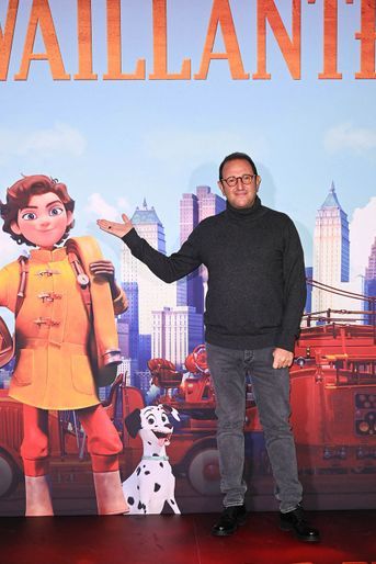 Le scénariste et producteur Laurent Zeitoun à l'avant-première du film d'animation «Vaillante» au Grand Rex à Paris le 9 janvier 2022