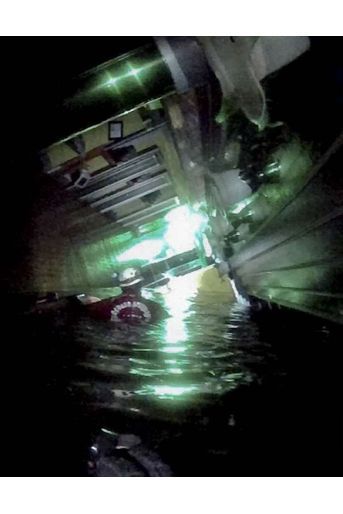 Le naufrage du Costa Concordia, le 13 janvier 2012.