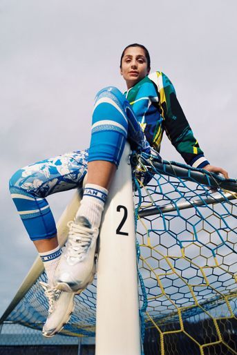 La footballeuse danoise d’origine afghane Nadia Nadim/