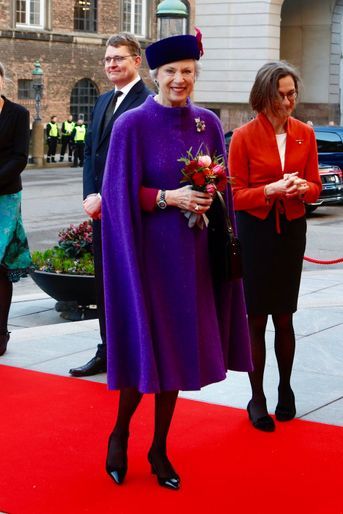 La princesse Benedikte de Danemark à Copenhague, le 14 janvier 2022