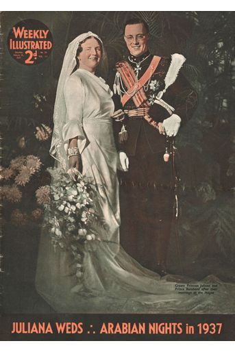 La princesse Juliana des Pays-Bas et le prince Bernhard de Lippe-Biesterfeld se sont mariés le 7 janvier 1937 à La Haye